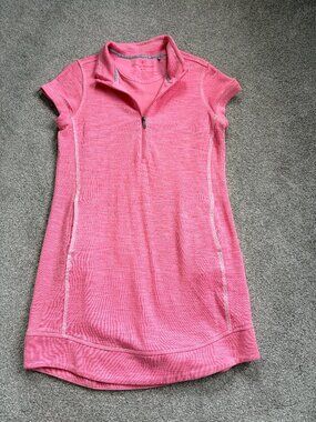 Tommy Bahama Womens Tobago Half Zip Collared Dress